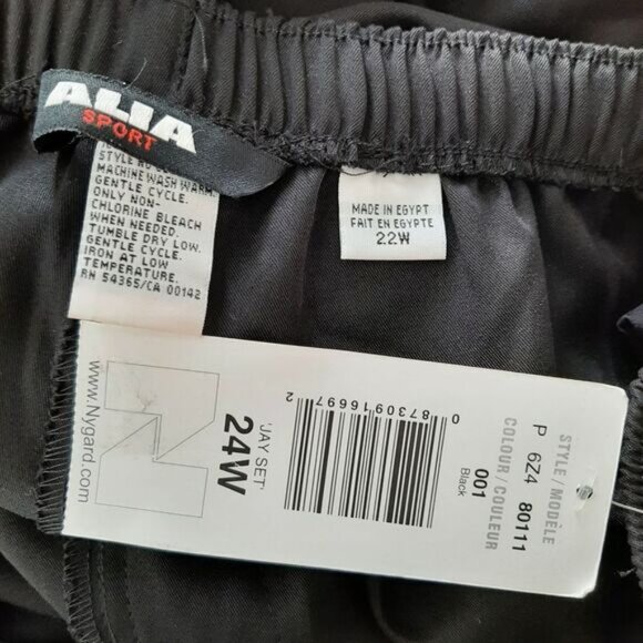 ALIA | by Nygard Classic Fit High Waist Pull-on Dress Pants Black Sz 24 W - Picture 9 of 10